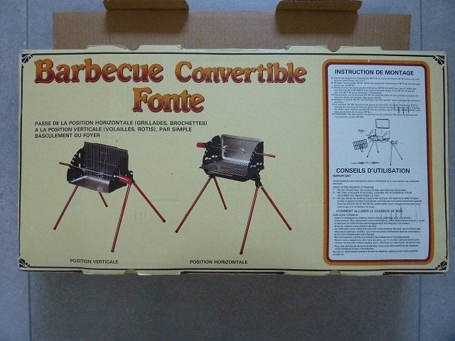 barbeque barbecue rooster nieuw draaispit gietijzeren haard, Ophalen, Gebruikt, Met accessoires