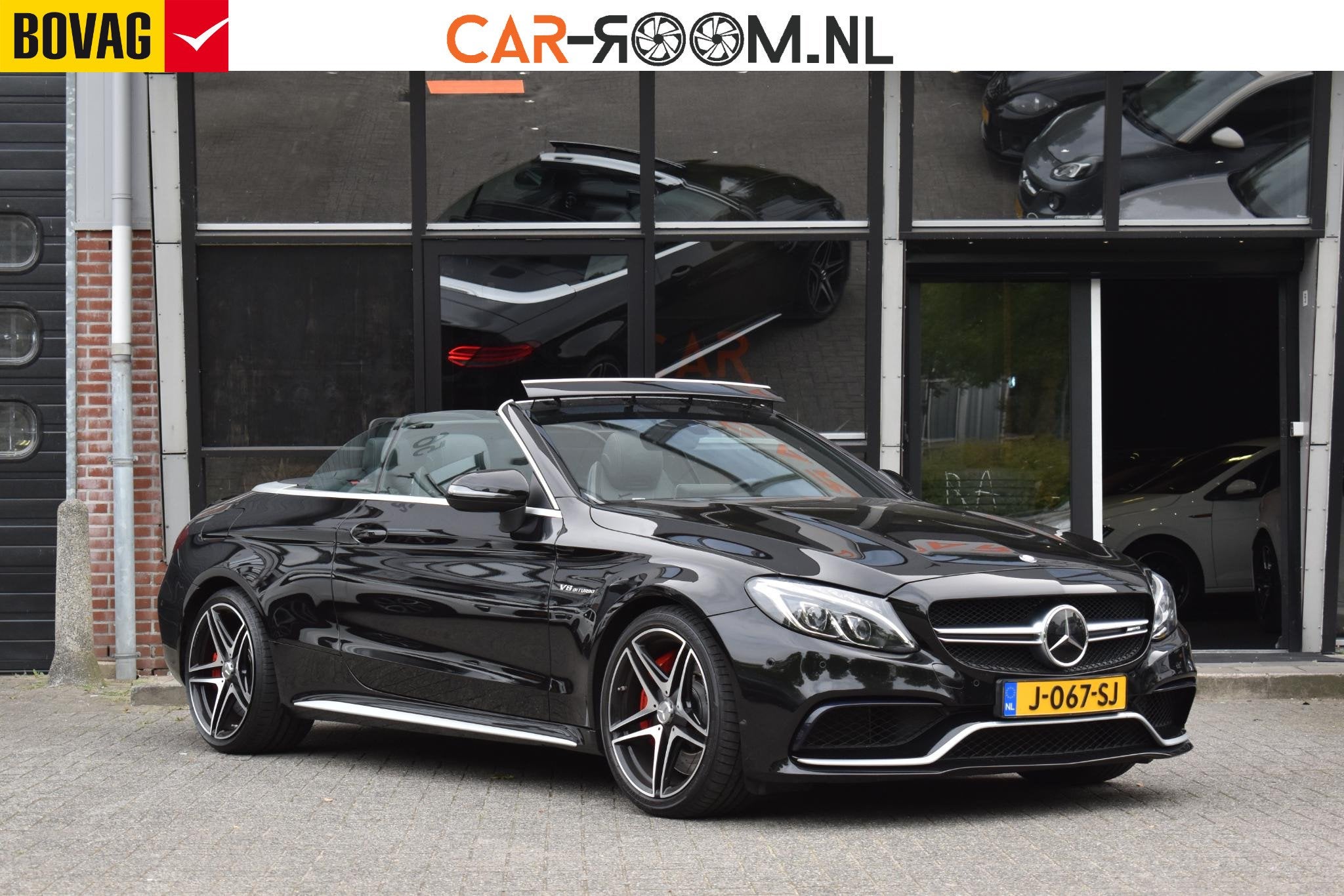 Mercedes-Benz C-klasse Cabrio AMG 63 S HUD Memory Koeling AC, Automaat, Dealer onderhouden, Achterwielaandrijving, Gebruikt