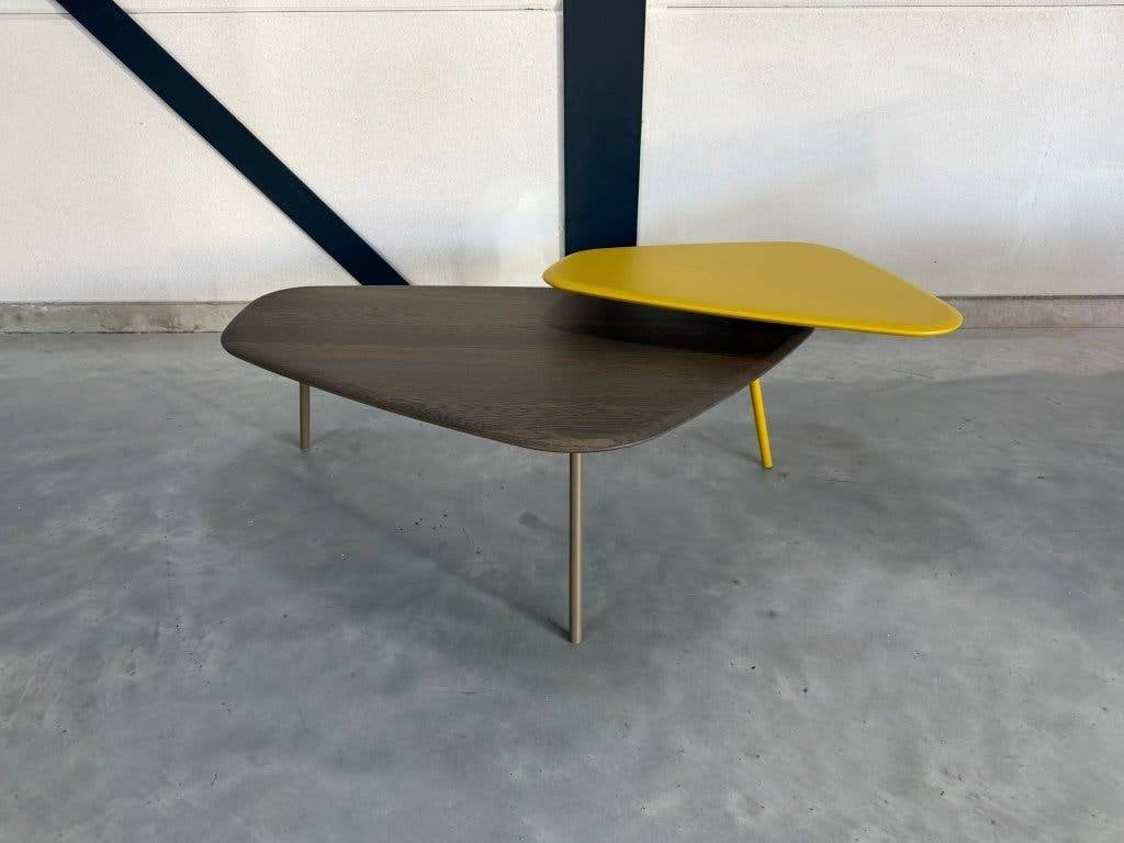 Leolux Tilio tafel - nieuwstaat, Ophalen, 50 tot 100 cm, 50 tot 100 cm, Zo goed als nieuw