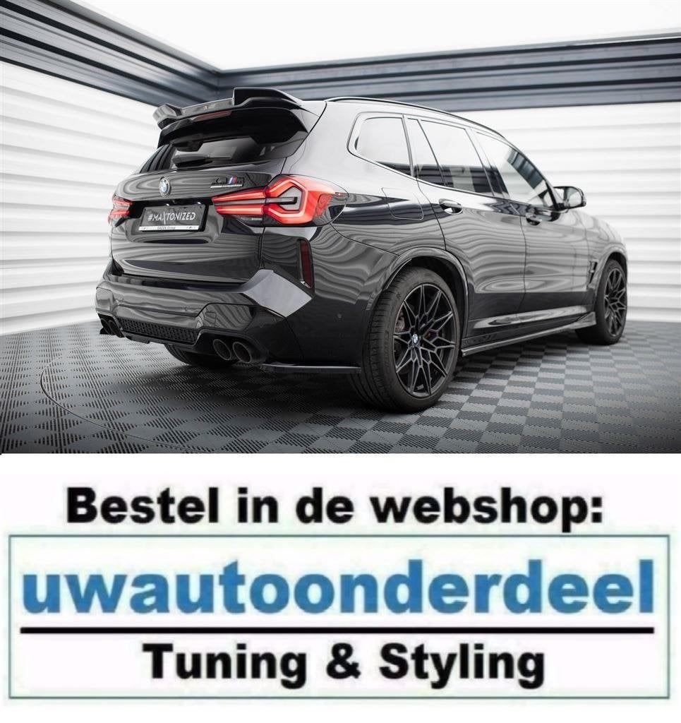 Maxton Design Spoiler Splitter Lip Voor Bmw X3 M F97 Face, Auto diversen, Tuning en Styling, Verzenden