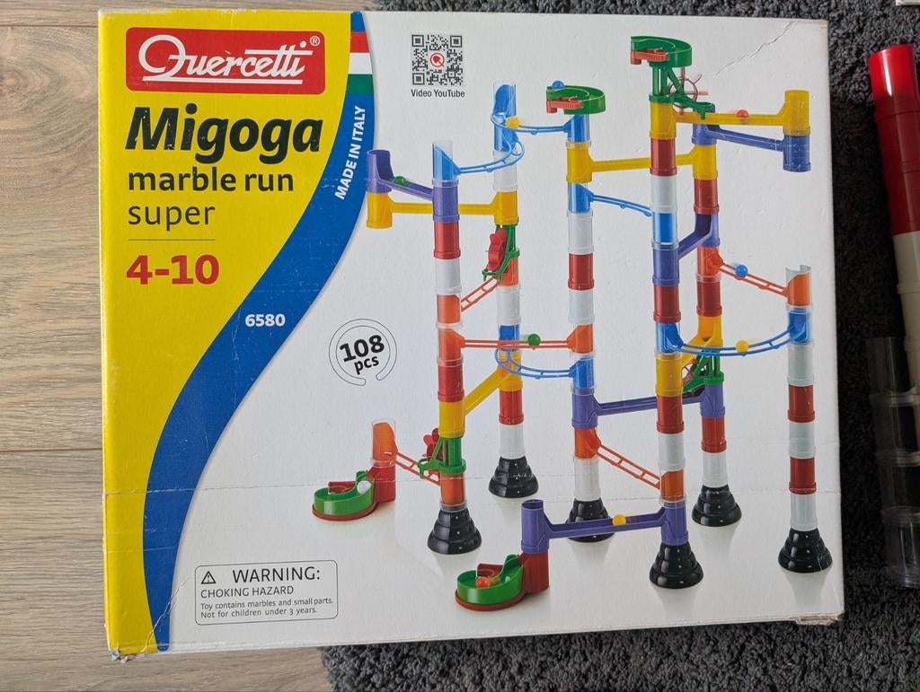 Migoga marble run knikkerbaan super set, Ophalen of Verzenden