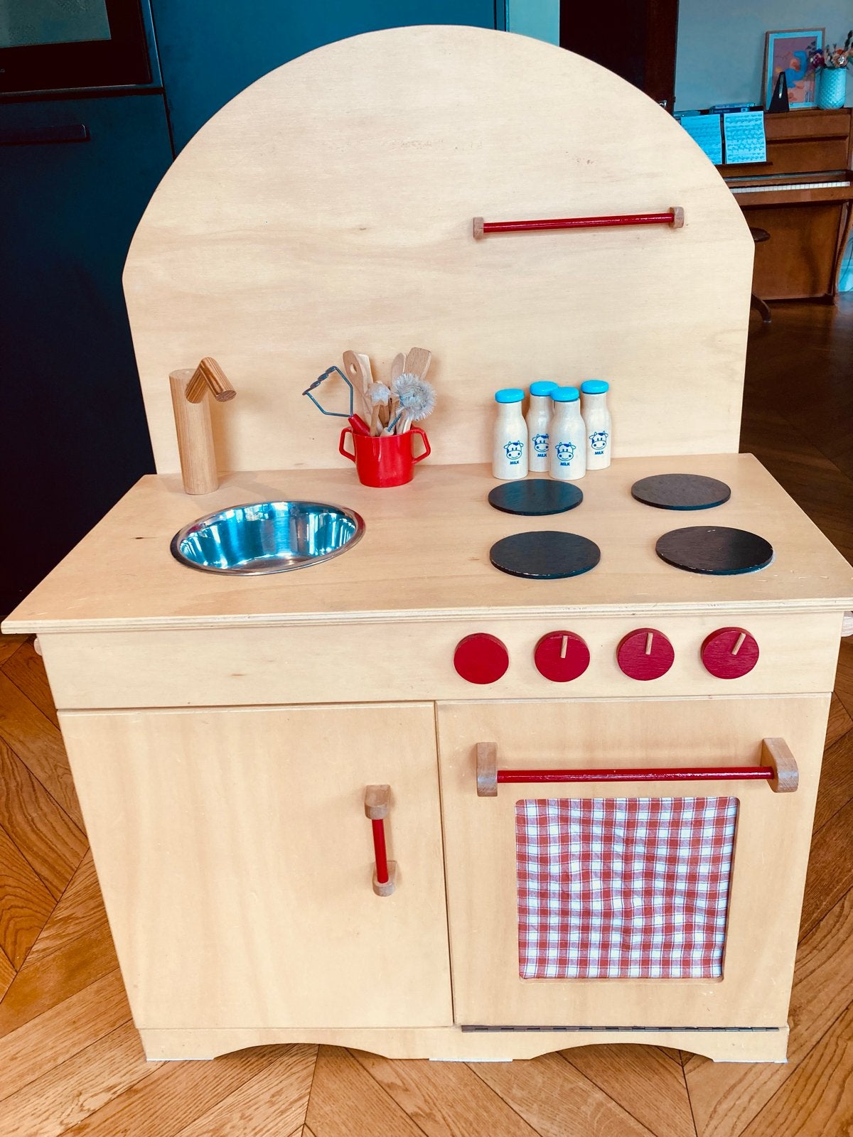 Compleet houten keukentje in mooie staat, Ophalen, Zo goed als nieuw, Ontdekken