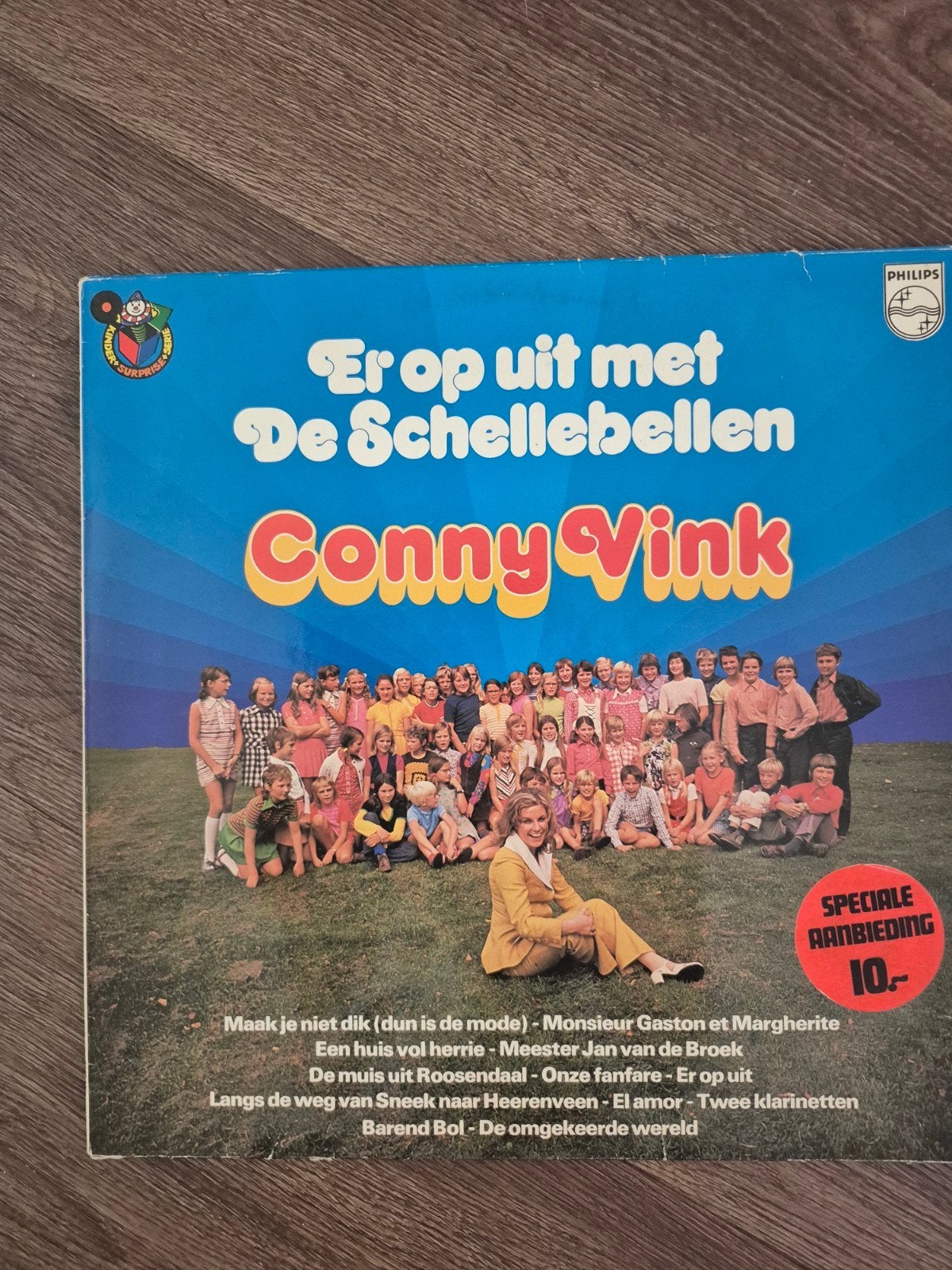 Conny Vink - Er op uit met De Schellebellen LP (1974), Cd's en Dvd's, LP, Gebruikt, Pop, Ophalen of Verzenden
