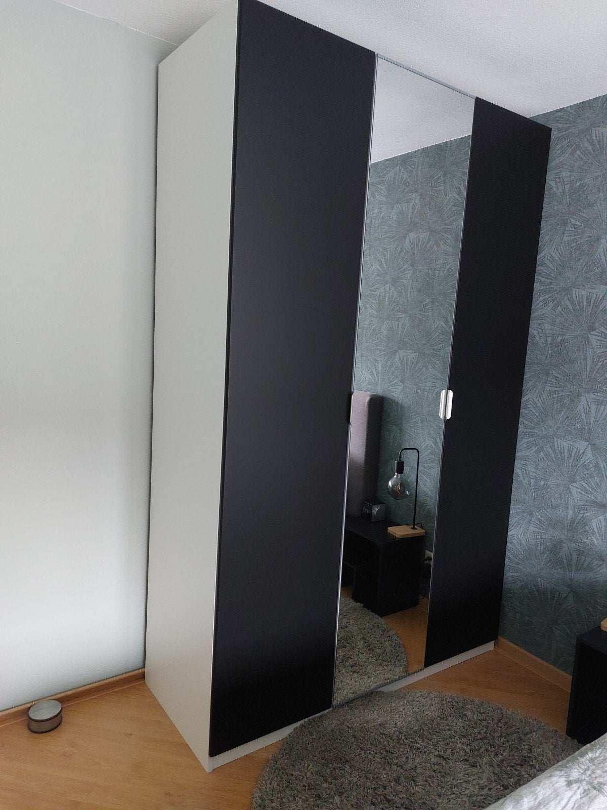 IKEA PAX kledingkast met spiegeldeur, Ophalen, Met deur(en), 100 tot 150 cm, 200 cm of meer
