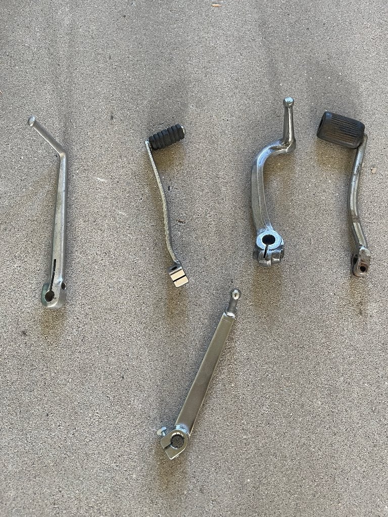 Verschillende schakelpedalen voor Puch oldtimers, Ophalen, Zo goed als nieuw