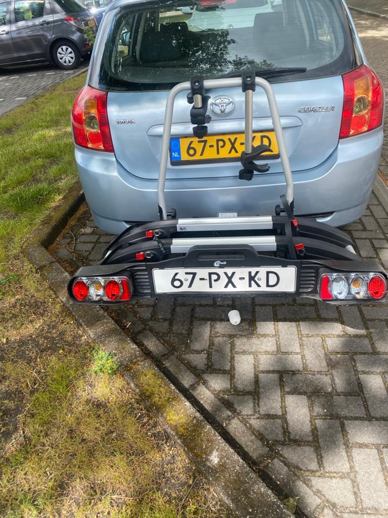 ANWB Thule fietsendrager voor 2 elektrische fietsen, Auto diversen, Ophalen of Verzenden, Zo goed als nieuw, 2 fietsen, Trekhaakdrager
