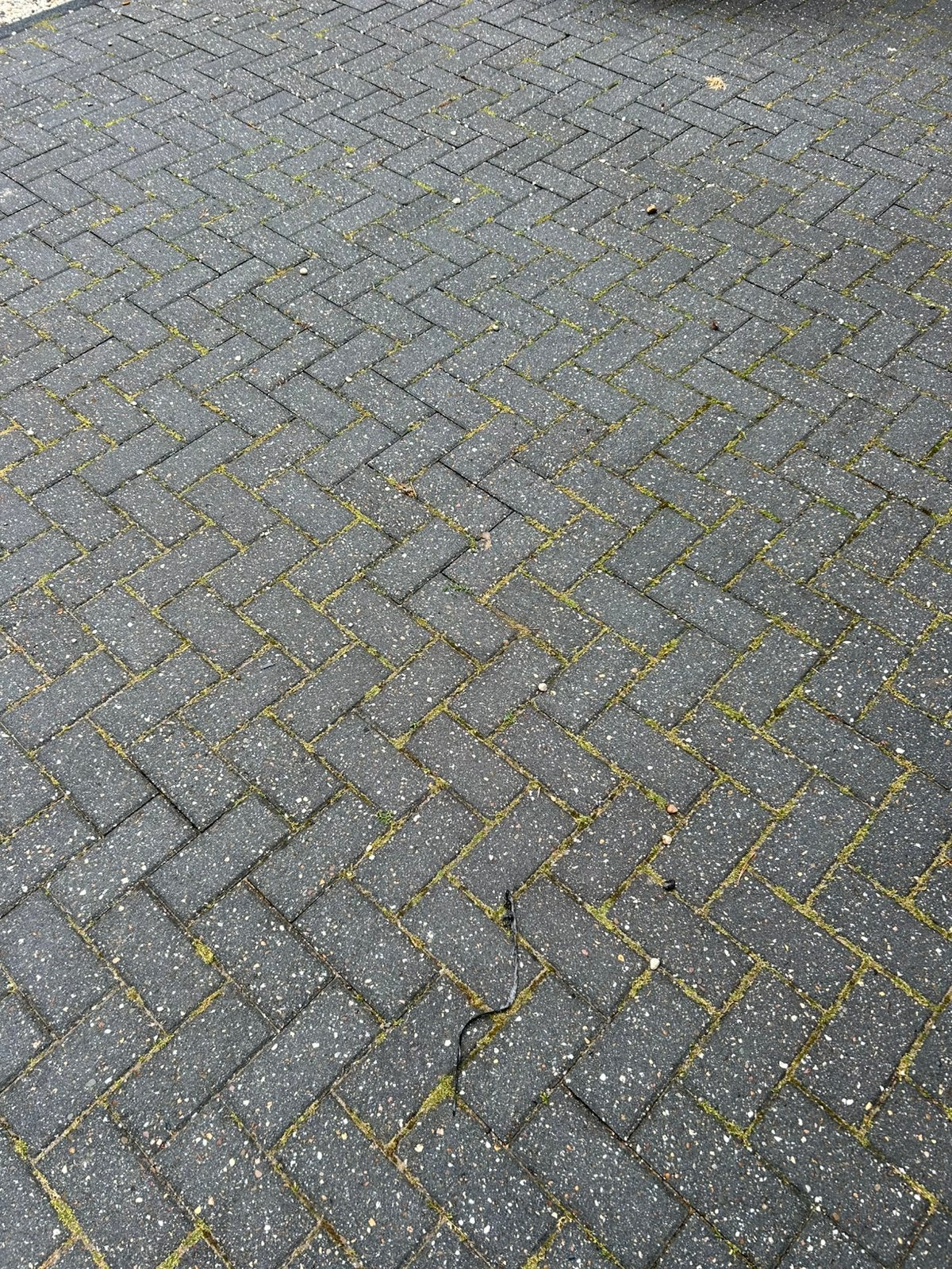 Antraciet betonklinker 8cm, Tuin en Terras, Tegels en Klinkers, Ophalen of Verzenden, Zo goed als nieuw, Beton, Klinkers