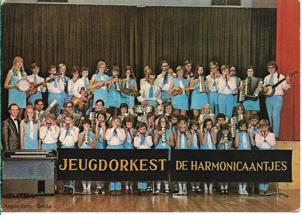 Breda 1971 Jeugdorkest de Harmonicaantjes, Verzenden, 1960 tot 1980, Ongelopen, Noord-Brabant