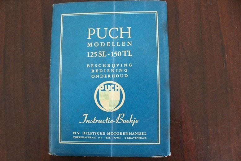 Puch 125SL 150TL motorfiets instructie boekje, Motoren, Ophalen of Verzenden, Overige merken