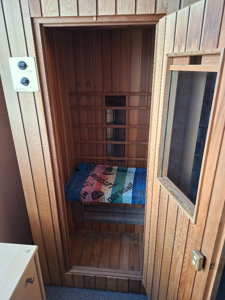 infra rood cabine, Ophalen of Verzenden, Gebruikt, Infrarood, Complete sauna