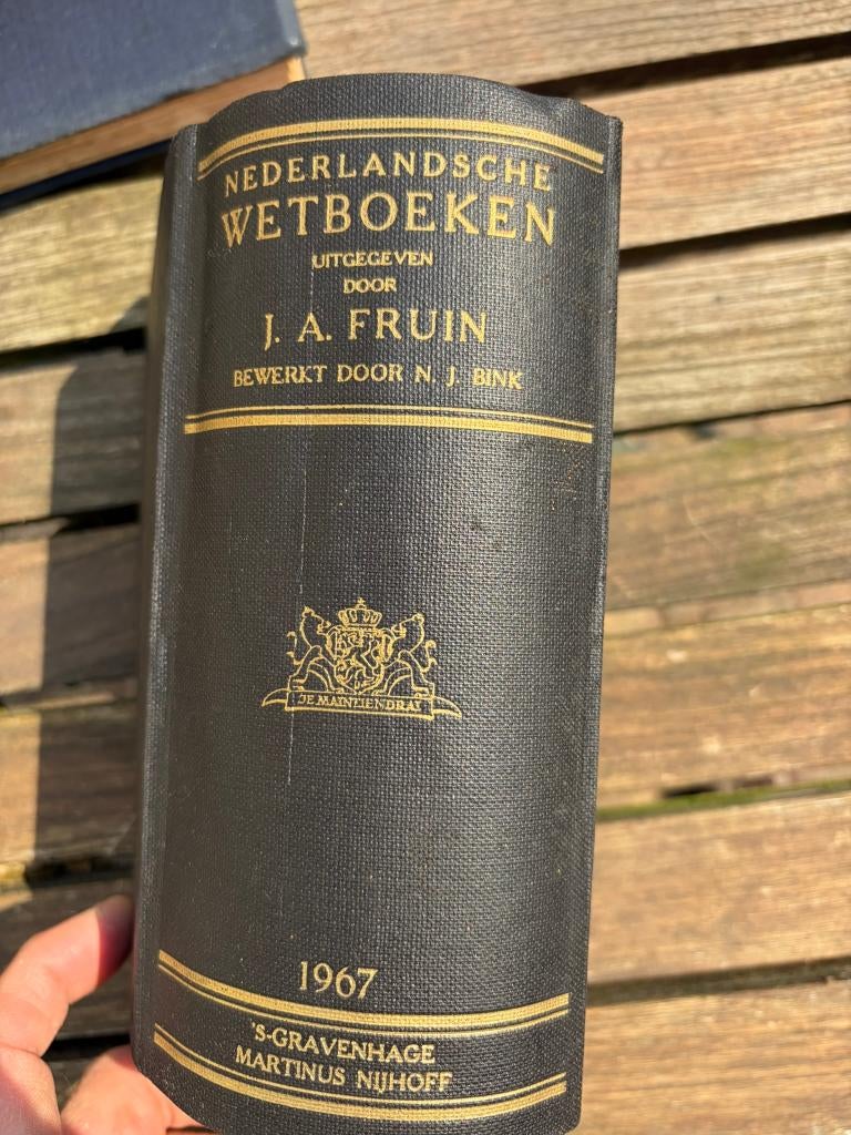 Nederlandsche Wetboeken 1967 (Fruin & Bink), Ophalen of Verzenden, Zo goed als nieuw