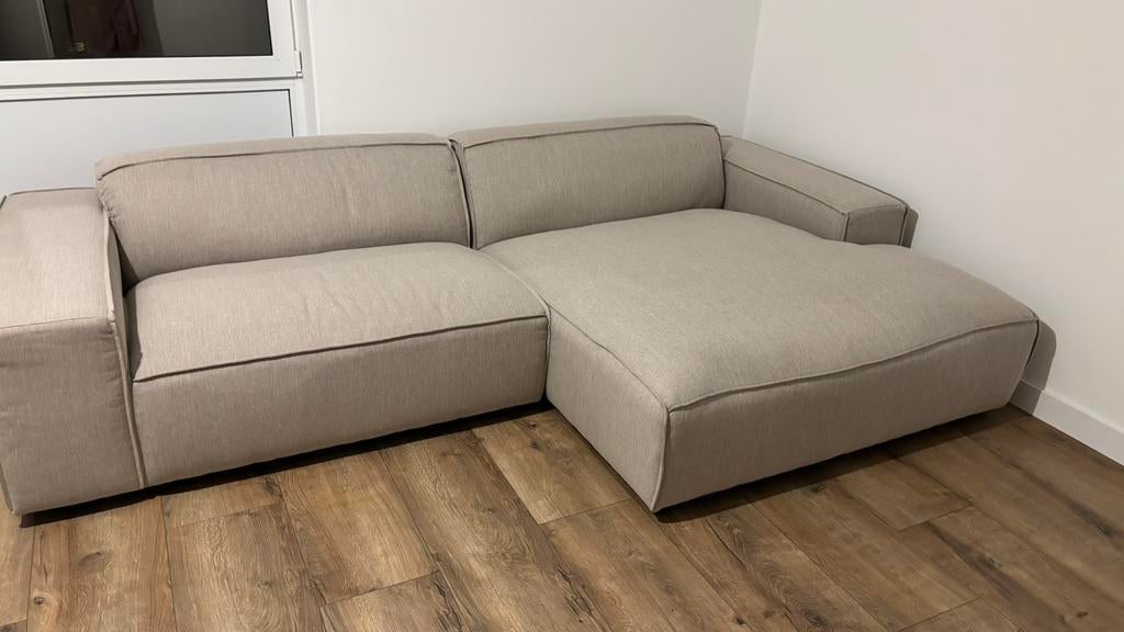 Loungebank beige, Ophalen, Zo goed als nieuw