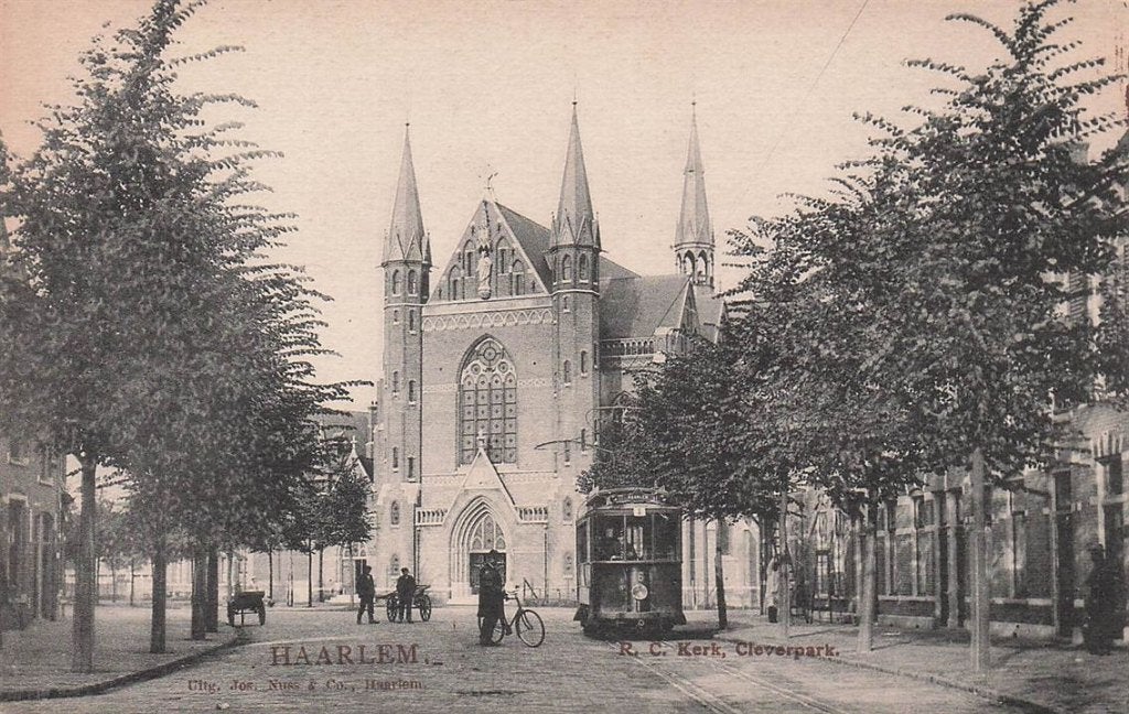 702-245-049 Haarlem R C Kerk Cleverpark., Verzenden, Voor 1920, Noord-Holland