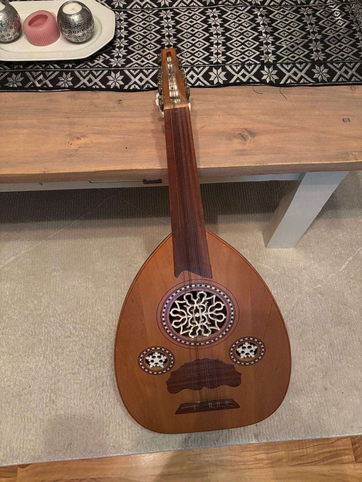 Te koop Luit Oosters instrument, Muziek en Instrumenten, Snaarinstrumenten | Overige, Ophalen, Zo goed als nieuw, Luit, Saz of Bouzouki
