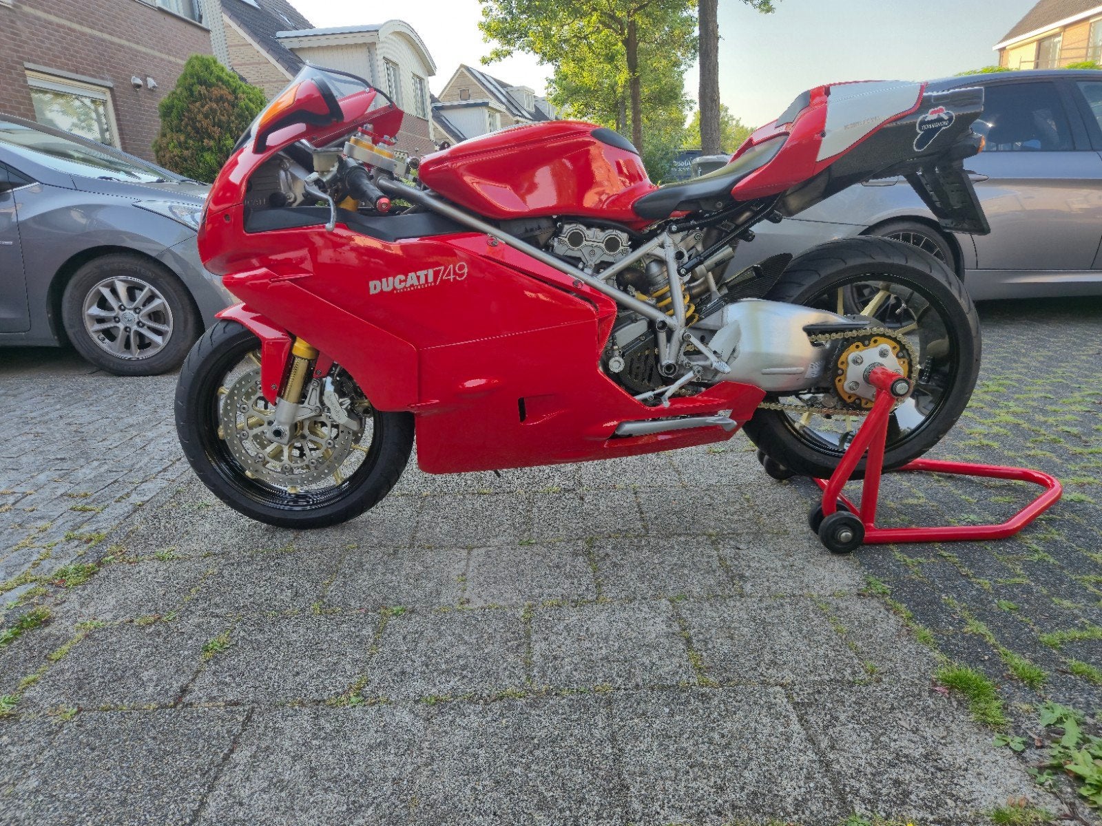 Ducati 749 monoposto. Uitmuntende staat., Particulier