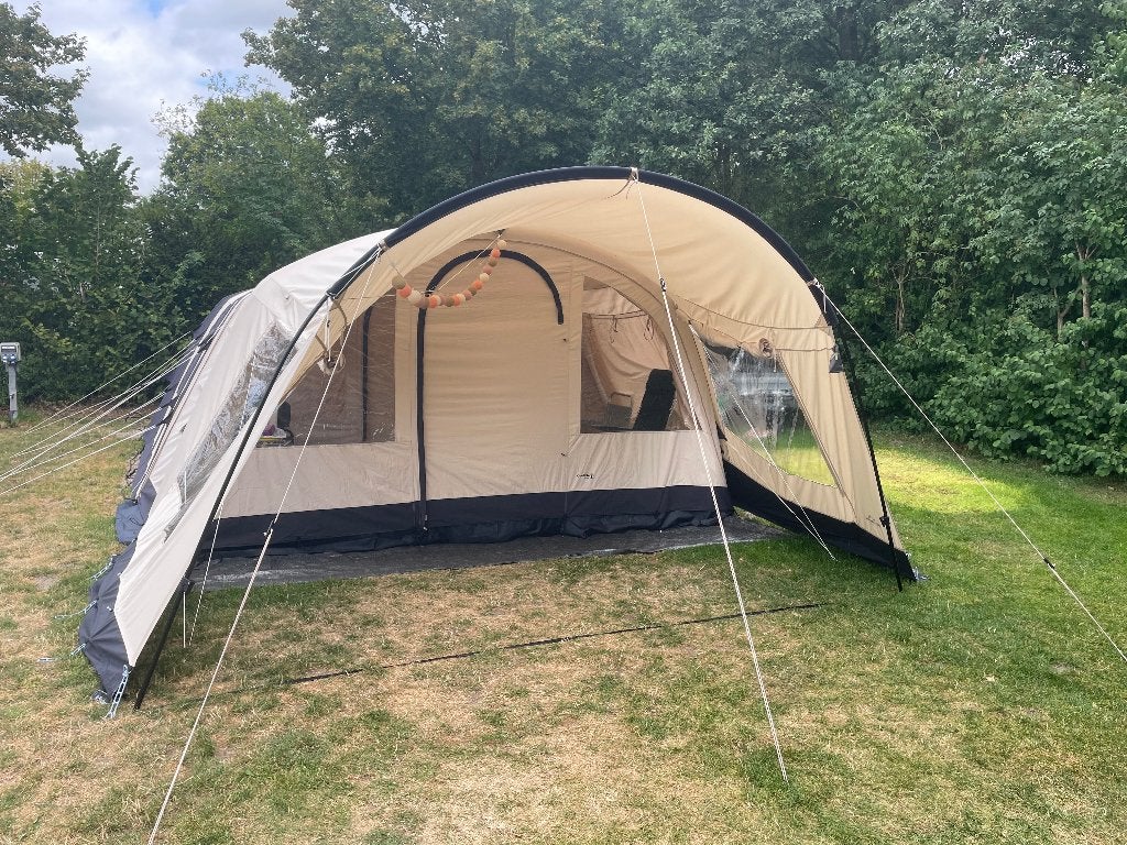 Obelink Miami 6 TC Easy Air (model 2025) + luifel + voorwand, Caravans en Kamperen, Tenten, Ophalen, Zo goed als nieuw, Tot en met 6