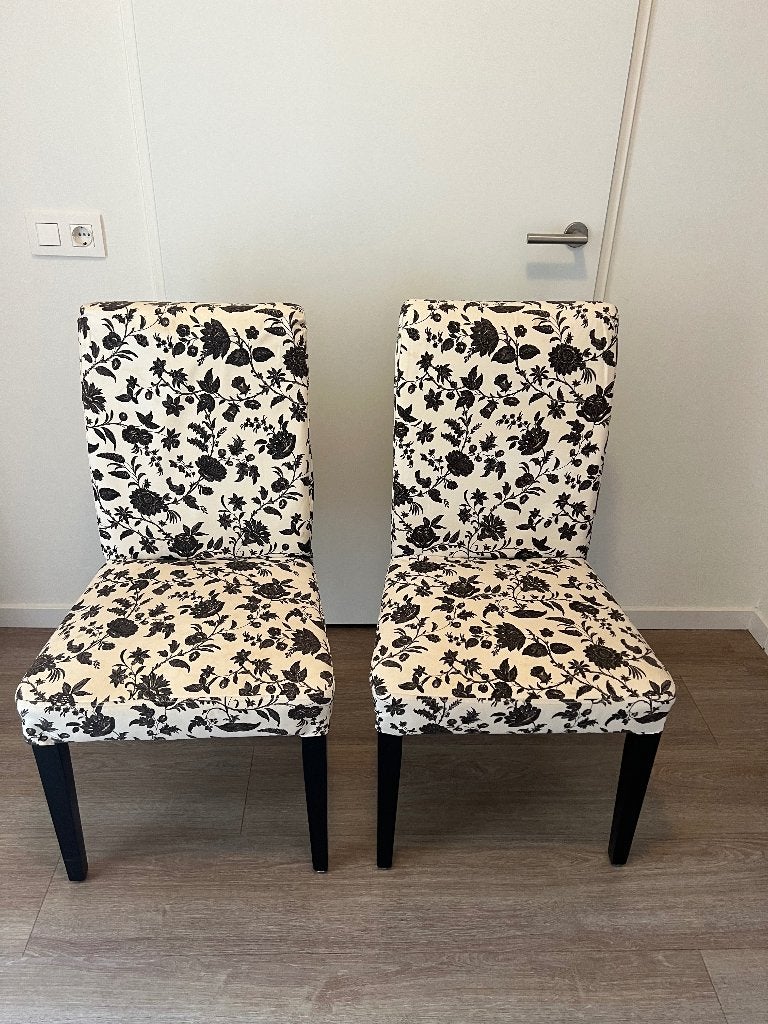 Ikea Henriksdal Eetkamerstoelen, Ophalen, Gebruikt, Wit, Twee