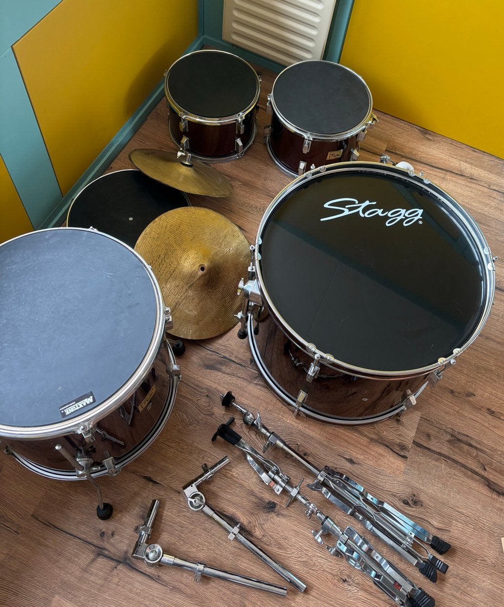 Stagg Drumstel - gebruikt voor vriendelijke prijs, Ophalen, Gebruikt, Overige merken