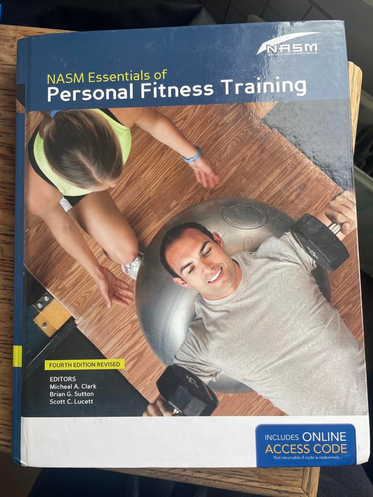 NASM Essentials of Personal Fitness Training, Boeken, Ophalen of Verzenden, Gelezen, Fitness