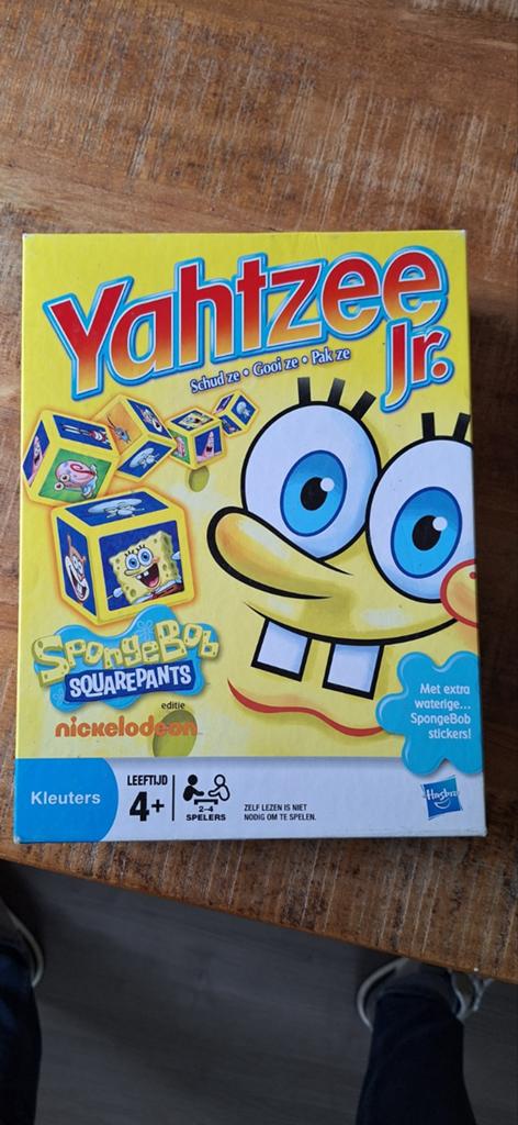 Yahtzee voor kids (spongebob versie) compleet en onbeschadig, Ophalen of Verzenden