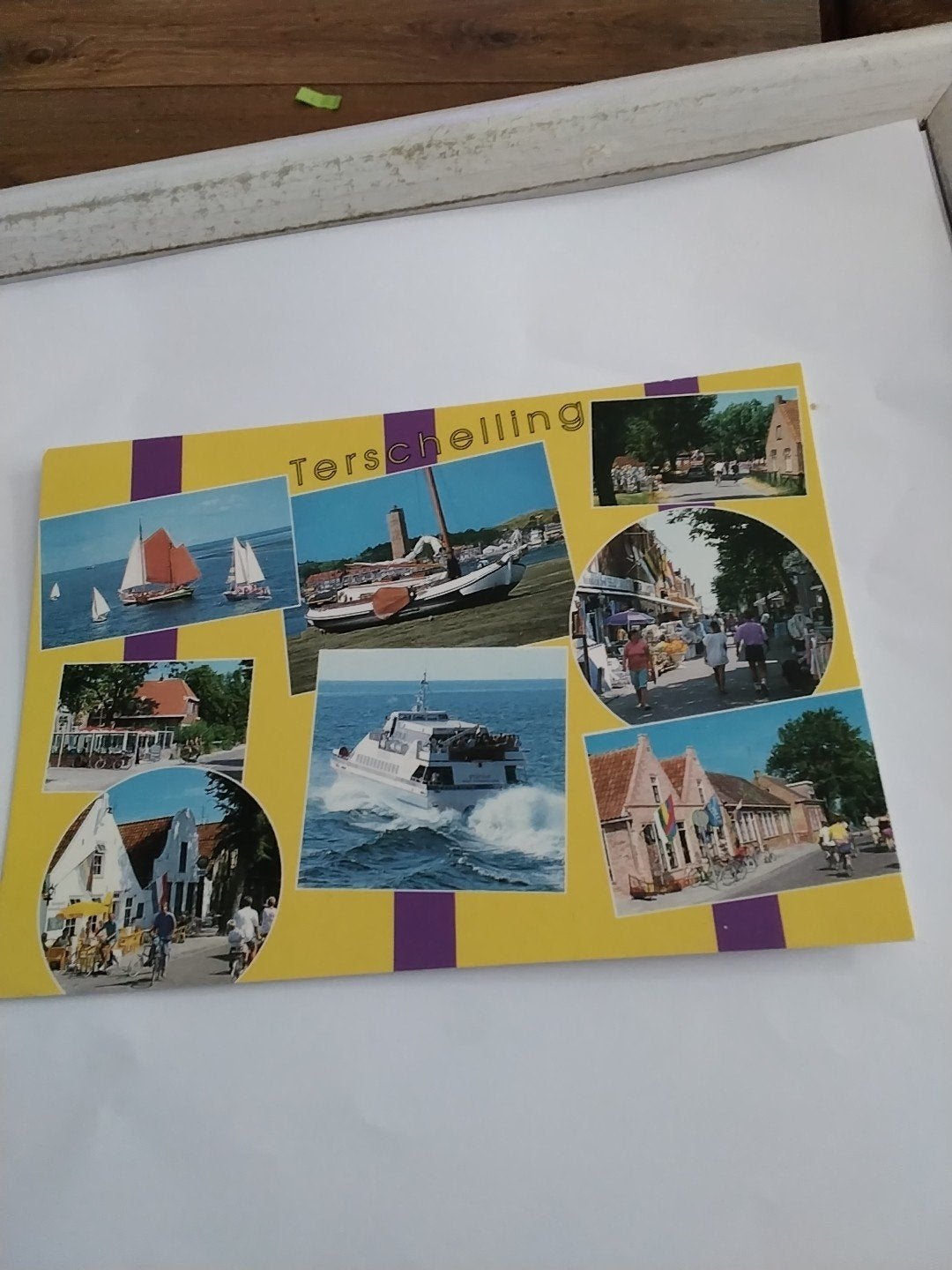 Oude ansichtkaart Terschelling - Gelopen, Ophalen of Verzenden, 1980 tot heden, Gelopen, Waddeneilanden