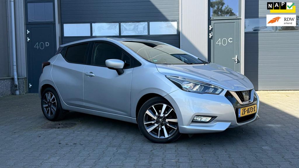 Nissan Micra 2019 NAP DEALER ONDERHOUDEN CARPLAY CAMERA CRUI, Auto's, Voorwielaandrijving, Euro 6, Origineel Nederlands, Zilver of Grijs