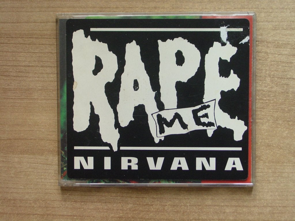 Nirvana ‎– All Apologies  Rape Me (met sticker), Ophalen of Verzenden, Zo goed als nieuw, Rock en Metal