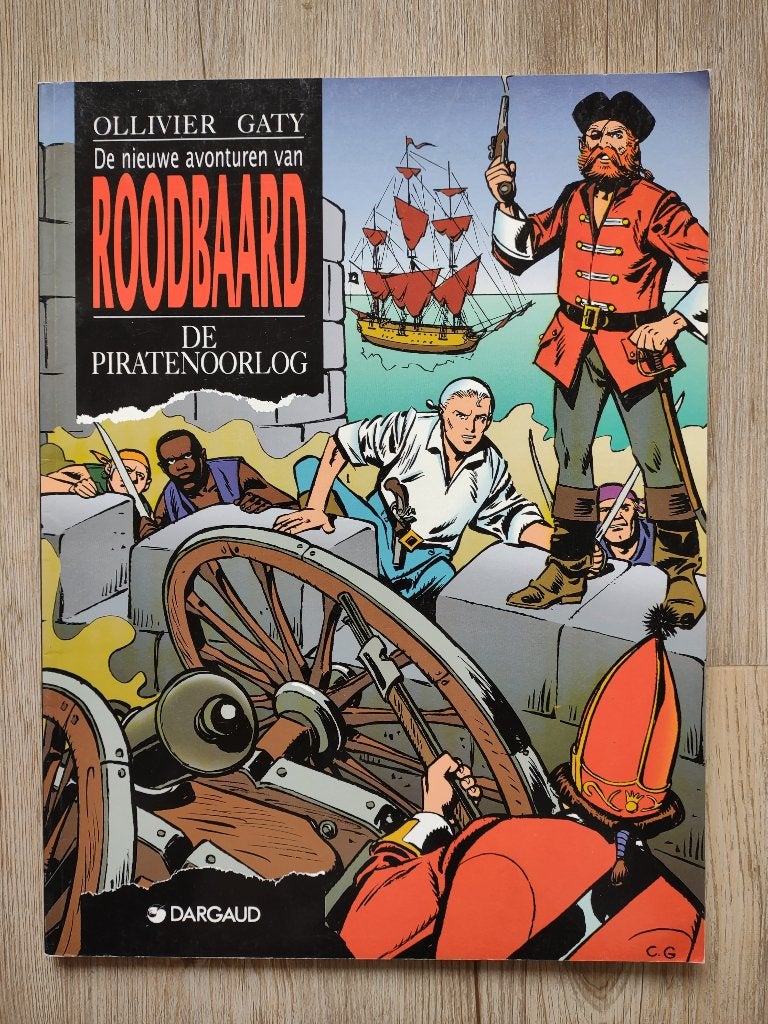 Roodbaard de piratenoorlog, Eén stripboek, Ophalen of Verzenden, Zo goed als nieuw