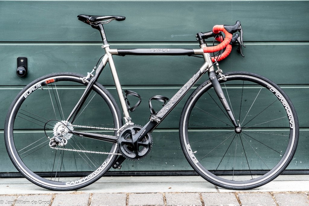 Racefiets Van Tuyl Tica+, Campagnola 10s, Shimano 105 cranks, Ophalen, Gebruikt, Overige typen