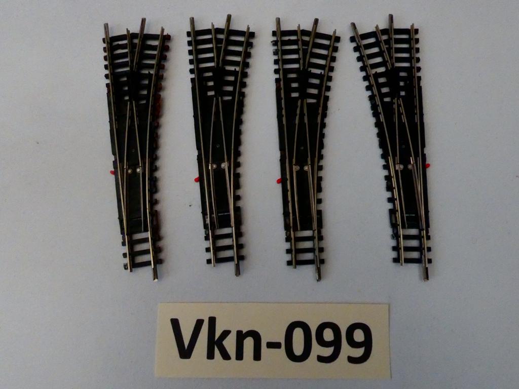 Vk-099 N Spoor Rechte Wissels 14954/55 Minitrix, Hobby en Vrije tijd, Modeltreinen | N-Spoor, Gebruikt, Gelijkstroom, Trix, Rails
