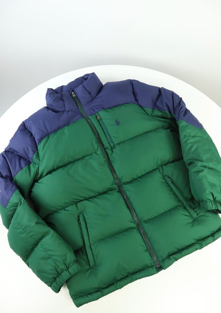 Ralph Lauren puffer winterjas - S, Ralph Lauren, Ophalen of Verzenden, Zo goed als nieuw, Groen