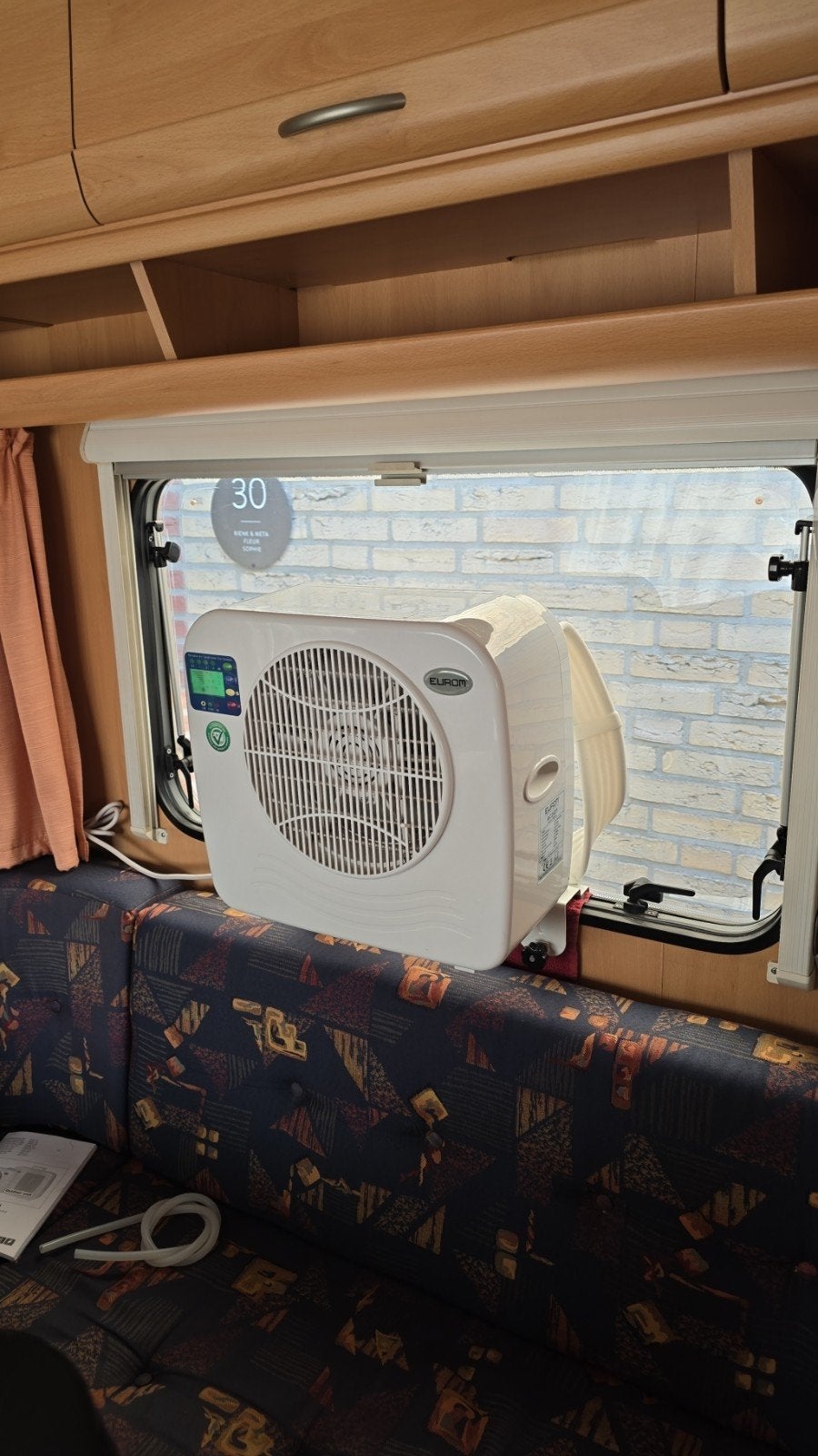 Eurom AC2401 Mobiele Airco voor Caravan/Camper, Ophalen, Gebruikt, Minder dan 60 m³, 2 snelheden