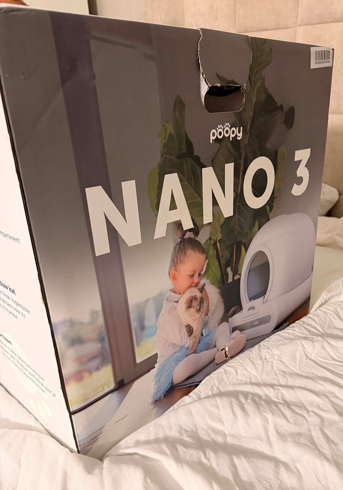 Poopy Nano 3 automatische kattenbak – nieuw & ongeopend, Ophalen, Zelfreinigend, Nieuw, Gesloten