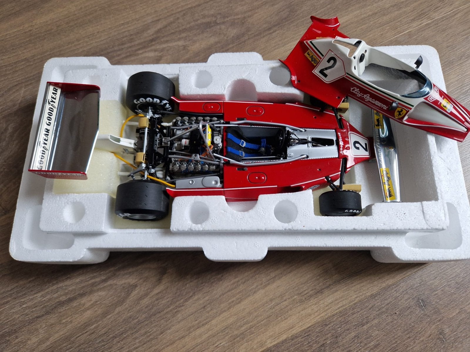 Ferrari 312T2 Exoto 1/18 Clay Regazzoni Modelauto, Hobby en Vrije tijd, Ophalen of Verzenden, Zo goed als nieuw, Overige merken