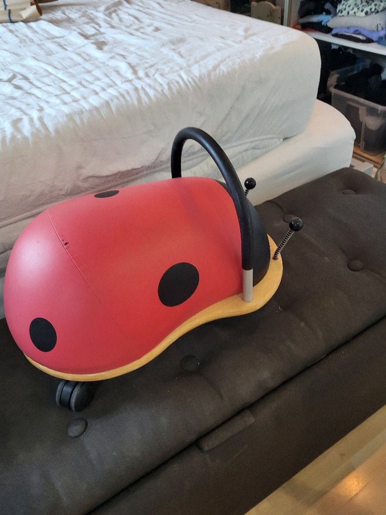 2x Wheelybug lieveheersbeestje en varkentje, Ophalen, Gebruikt