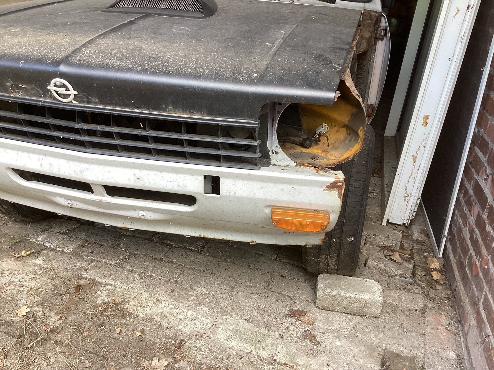 Opel kadett c op lpg belastingvrij met kenteken, Ophalen of Verzenden, Opel, Motorkap