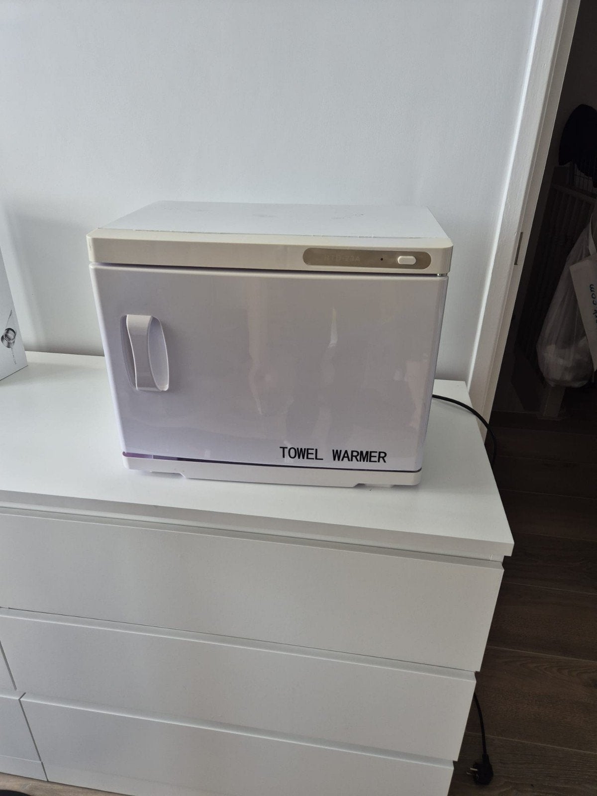 Handdoekverwarmer in goede staat, Ophalen