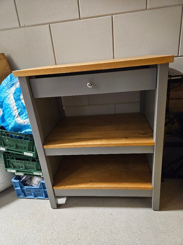 IKEA Tornviken keukeneiland grijs, Ophalen, 50 tot 100 cm, Zo goed als nieuw, Minder dan 100 cm