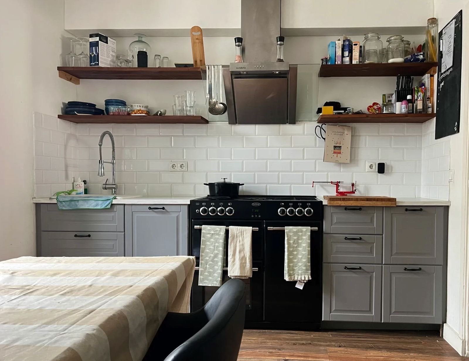 Complete keuken te koop - zelf demonteren, Ophalen, Enkelwandige keuken, Zo goed als nieuw, Kunststof