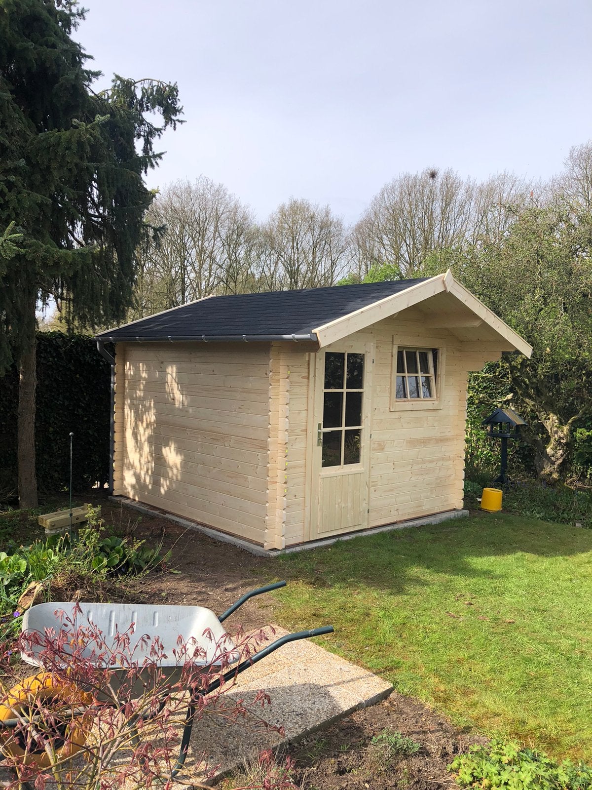 Tuinhuisje inc plaatsen en gratis dakgoot twv 320,-, Minder dan 25 mm, Ophalen of Verzenden, Plank, Minder dan 200 cm