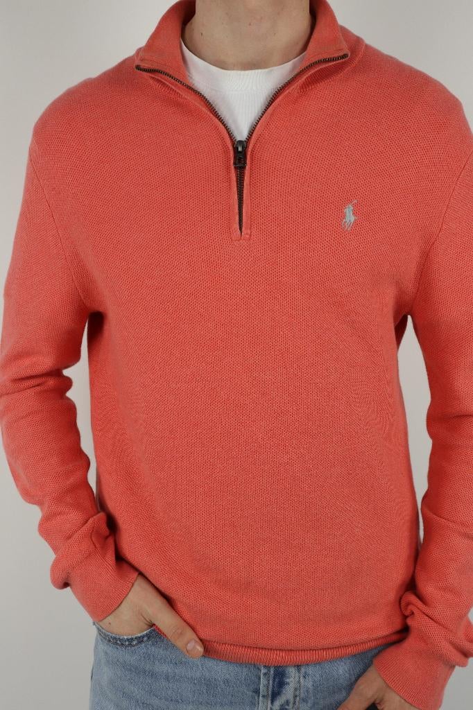 Ralph Lauren trui met kwart rits - M, Maat 48/50 (M), Ralph Lauren, Ophalen of Verzenden, Zo goed als nieuw