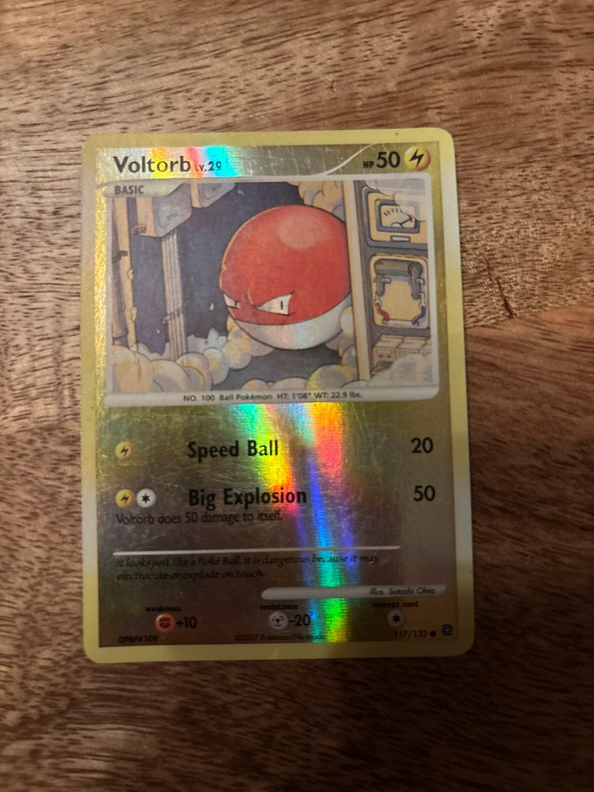 Voltorb 117/132 Secret Wonders Pokémon Kaart, Ophalen of Verzenden, Zo goed als nieuw