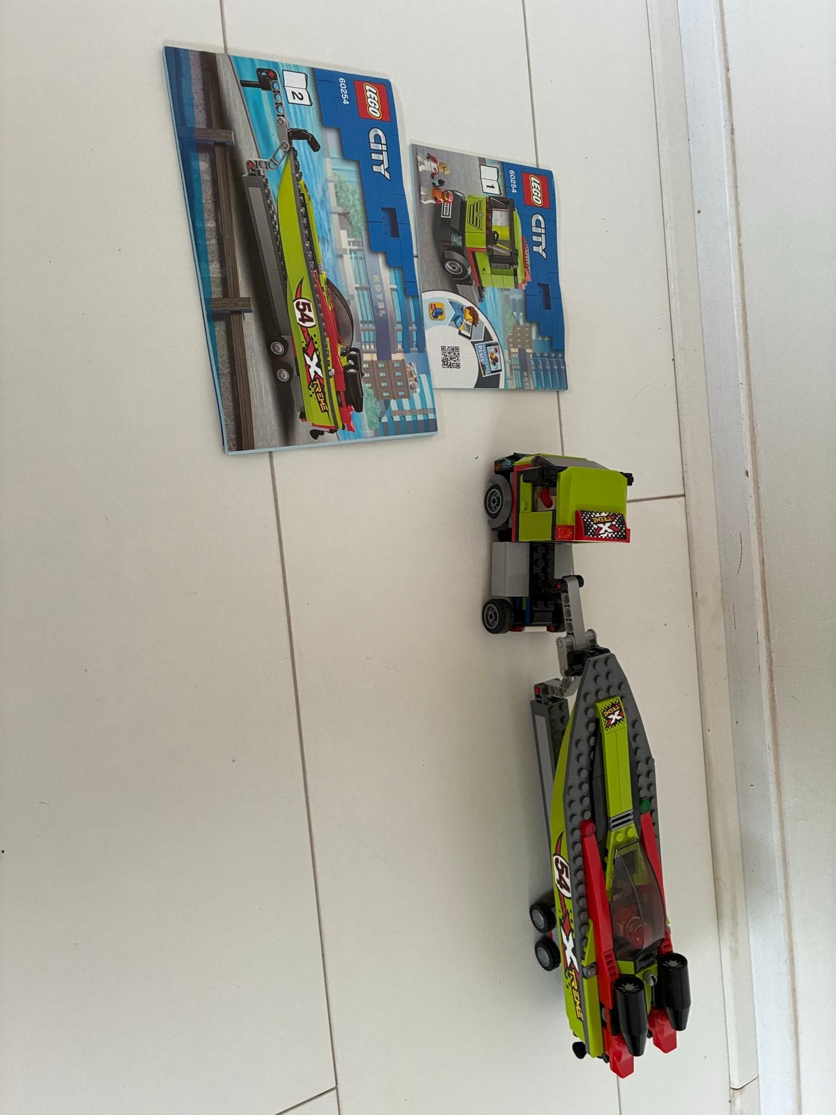 Lego City 60254 Raceboot Transport, City, Lego, Ophalen of Verzenden, Zo goed als nieuw