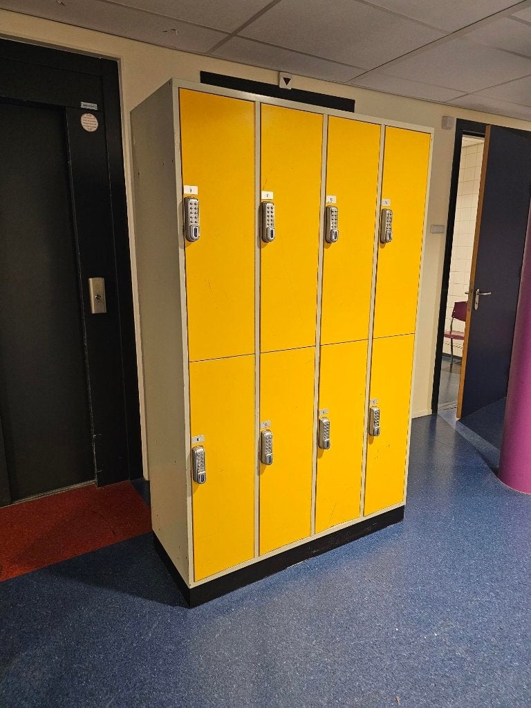 8 Deurs lockerkast locker kast kluis met codeslot, Ophalen, Gebruikt