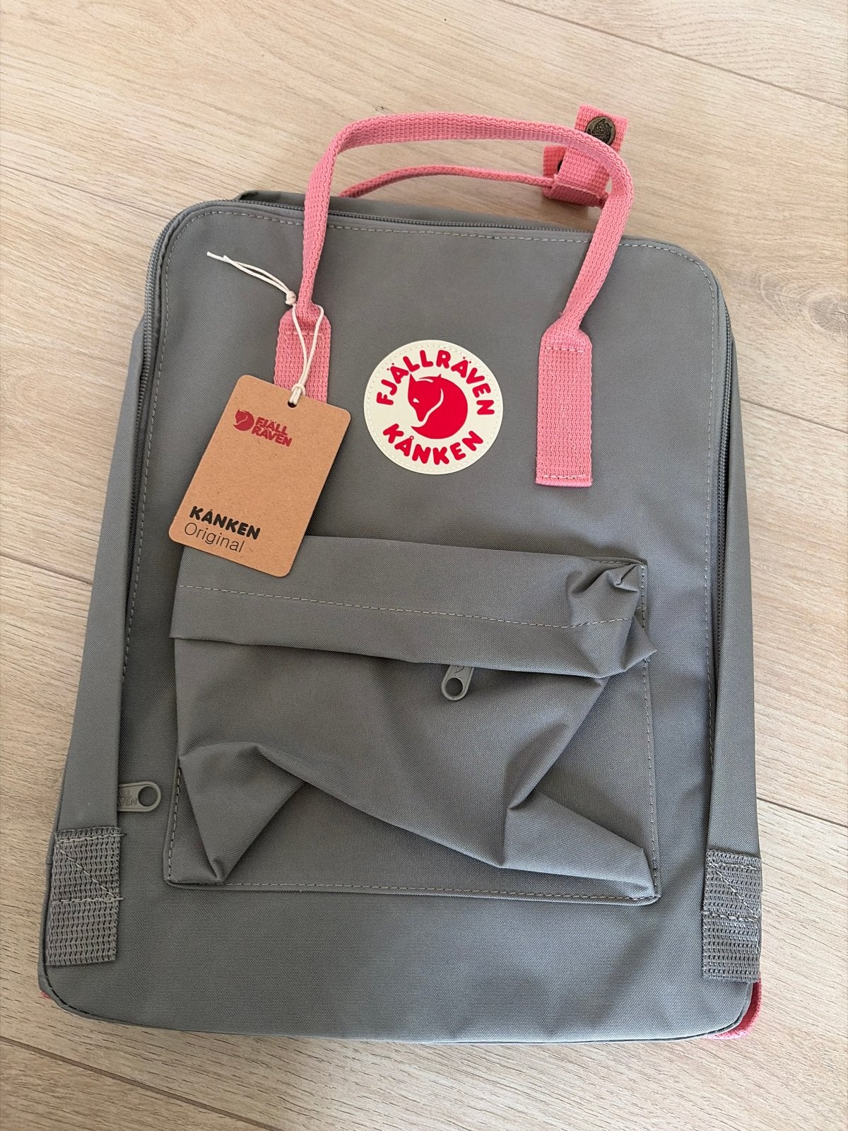 Fjällräven Kånken rugzak 16L - Grijs/Roze (Nieuw), Verzenden, Nieuw, Overige merken