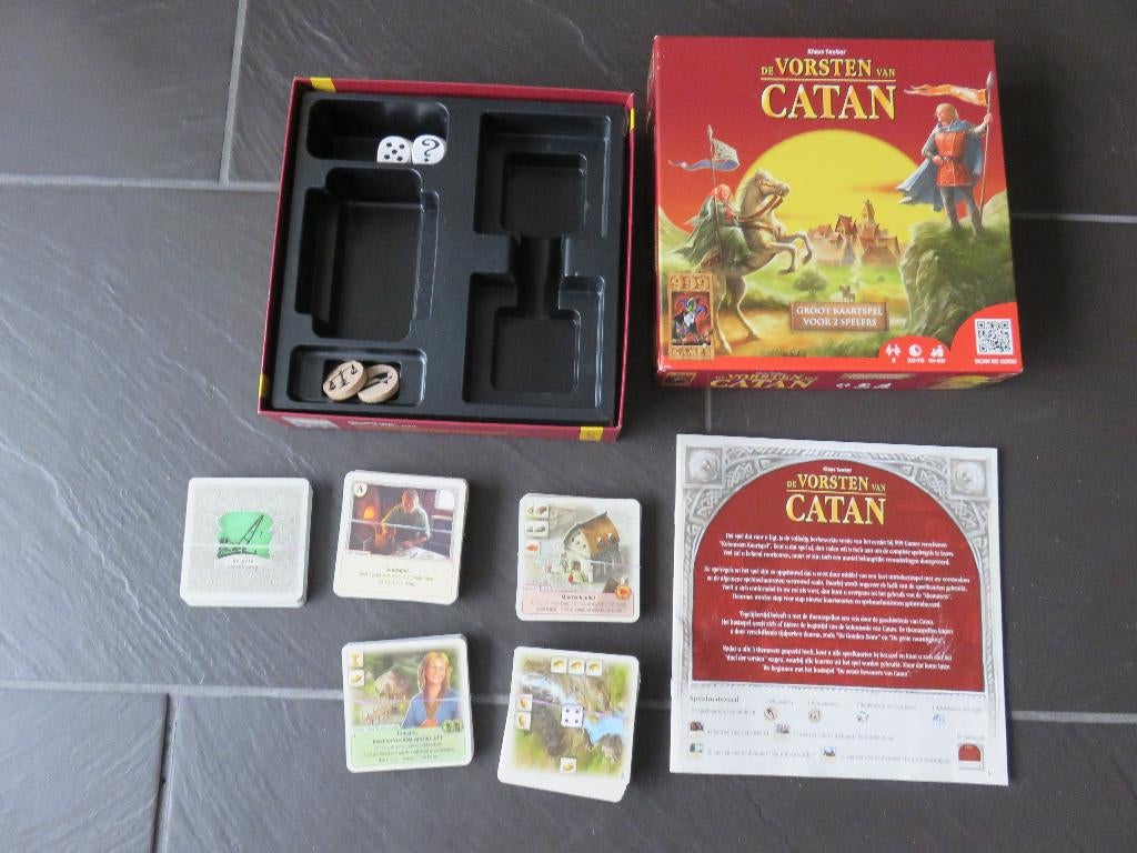 De vorsten van Catan groot kaartspel voor 2 spelers vanaf 10, Hobby en Vrije tijd, Gezelschapsspellen | Kaartspellen, Ophalen of Verzenden