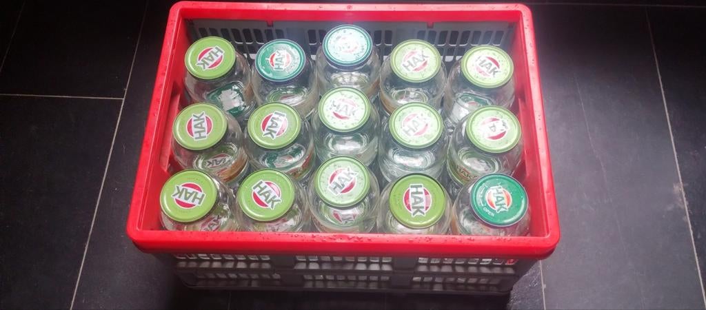 72 Hak potten (groot model) met 1-2-open deksels., Huis en Inrichting, Keuken | Potten en Pannen, Ophalen of Verzenden, Zo goed als nieuw