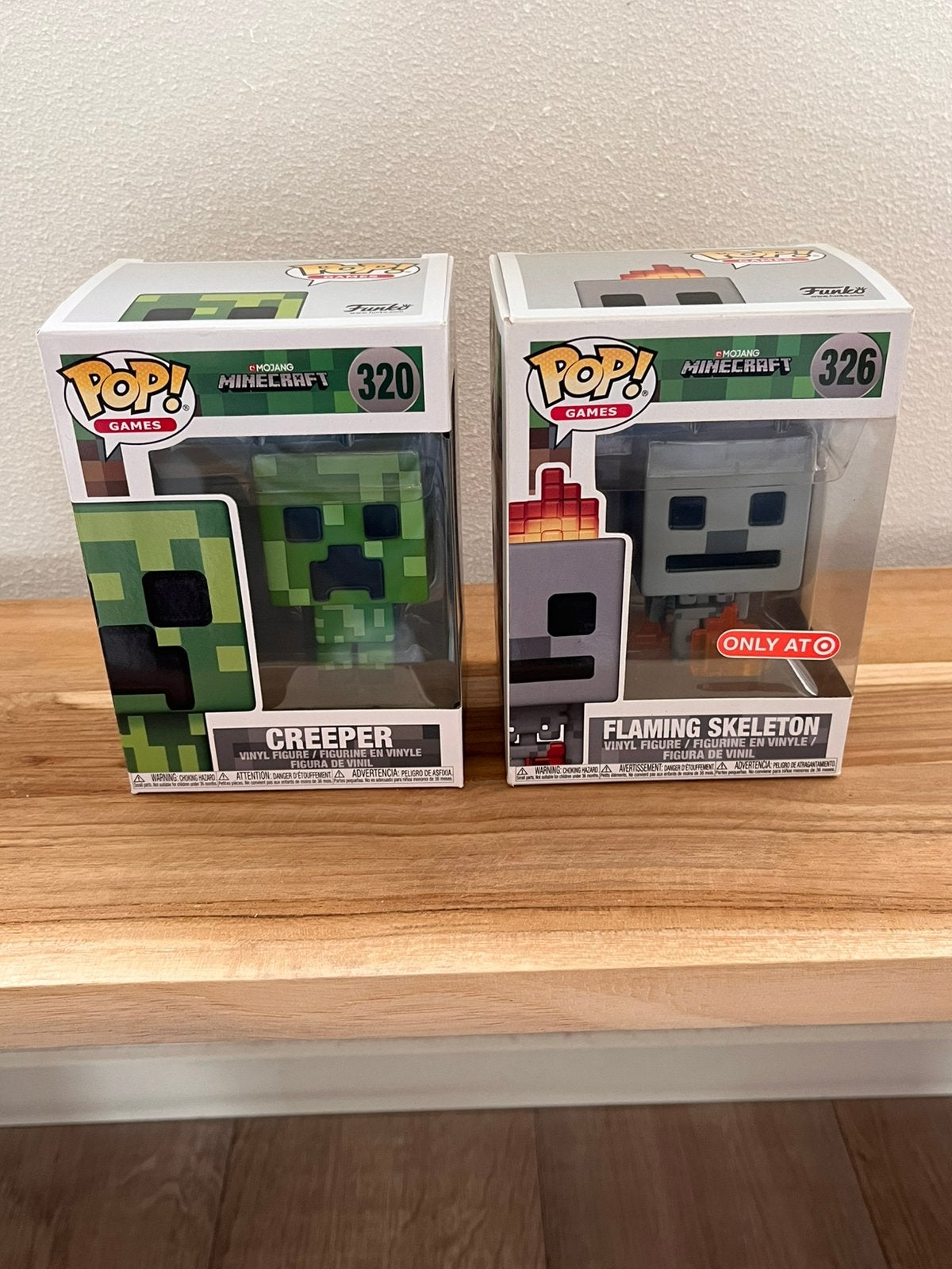 2x minecraft funko, Ophalen of Verzenden, Zo goed als nieuw