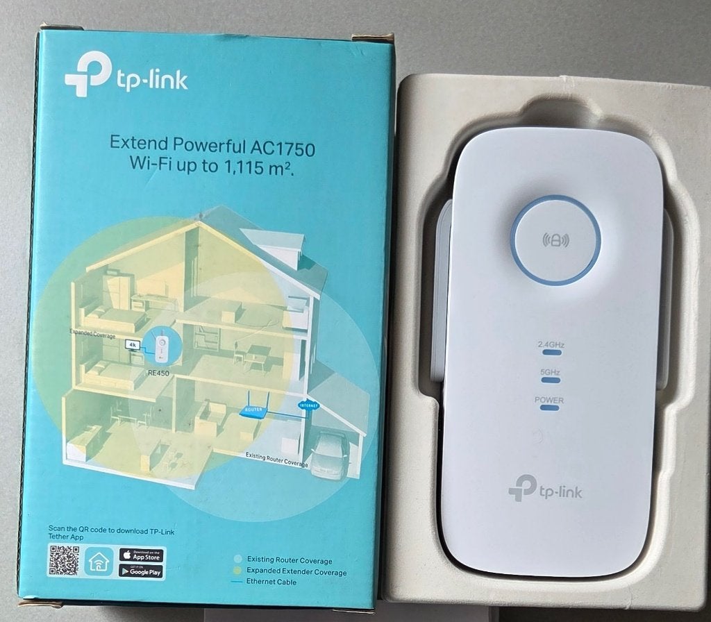 TP-Link RE450 AC1750 Wi-Fi Range Extender, Ophalen of Verzenden, Nieuw, TP-Link
