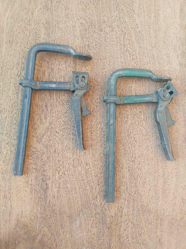 Lijmklem professioneel snelverstelling snelspanner 2 stuks, Ophalen of Verzenden, Gebruikt, Klem